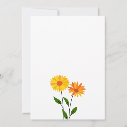 De lente bloemenelegante bruiloft save the date (Achterkant)