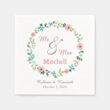 De lente bloemenkrans bruiloft