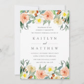 De lente bloesems bruiloft Collectie repetitie Kaart (Voorkant)