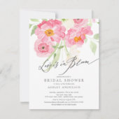 De lente bloesems liefde is in bloei kaart (Voorkant)