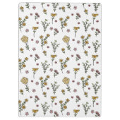 De lente Botanische Decoratieve Bloeiende Naadloos Klembord (Achterkant)