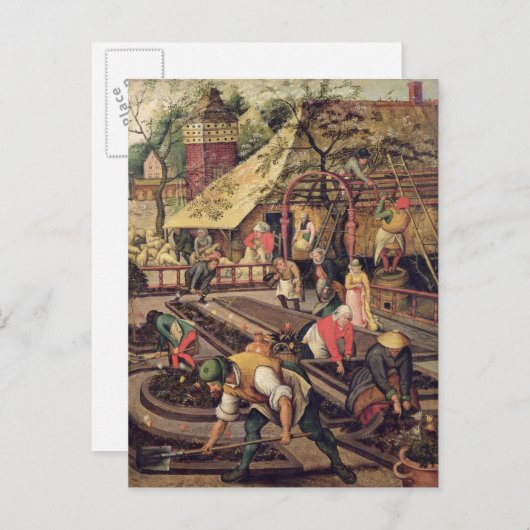 De lente briefkaart (Voorkant / Achterkant)