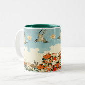 De "lente" - een Kop Hokusai (Voorkant links)