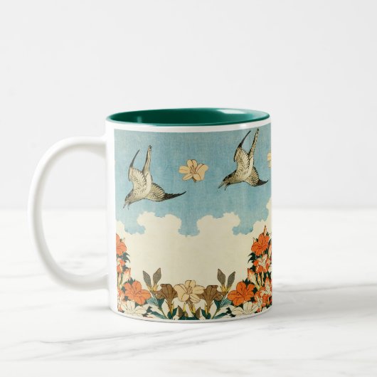 De "lente" - een Kop Hokusai (Links)