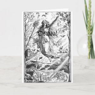 De Lente Equinox van Ostara Feestdagen Kaart