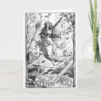 De Lente Equinox van Ostara Feestdagen Kaart