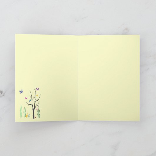 De lente feestdagen kaart (Binnen)