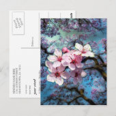 De lente heeft bloemen bereikt briefkaart (Voorkant / Achterkant)