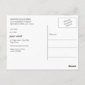 De lente heeft bloemen bereikt briefkaart (Achterkant)