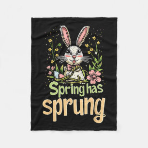De lente heeft een feestelijke Pasen Grafisch T-sh Fleece Deken