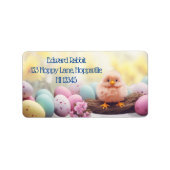 De lente heeft ontspringen labels: personaliseer P Etiket (Voorkant)