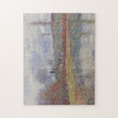 De lente in Vetheuil Monet Fine Art Legpuzzel (Verticaal)