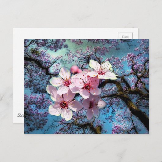 De lente is er briefkaart (Voorkant / Achterkant)