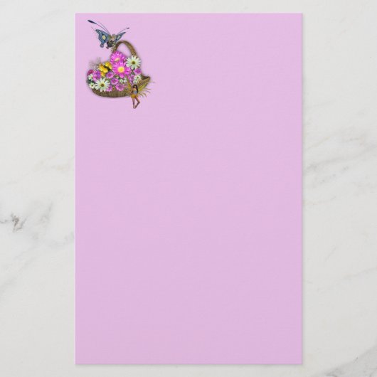 De lente is er briefpapier (Voorkant)