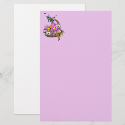 De lente is er briefpapier (Voorkant / Achterkant)