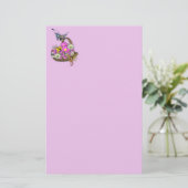 De lente is er briefpapier (Staand voorkant)