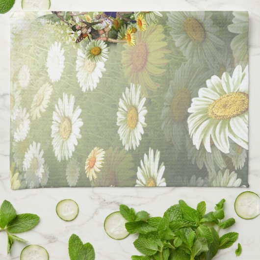 De lente is er theedoek (Gevouwen)