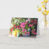De lente is gearriveerd! kaart (Gele Bloem)