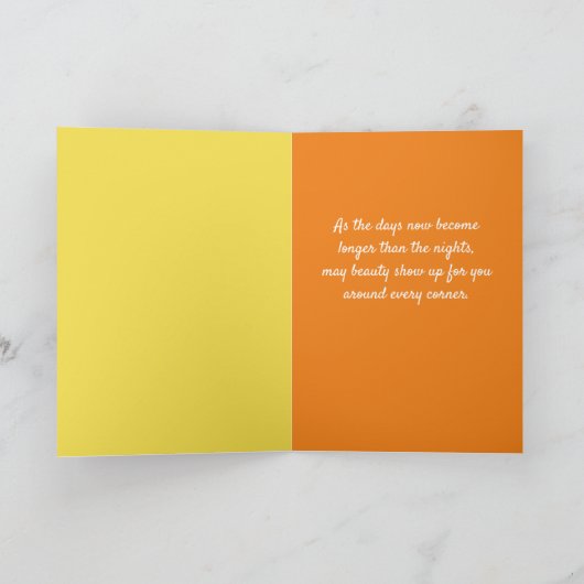 De lente is gegroeid, de  tuin, kaart (Binnen)