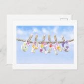 De lente is hier briefkaart (Voorkant / Achterkant)