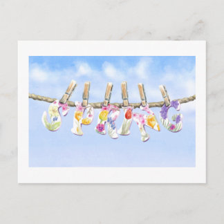 De lente is hier briefkaart