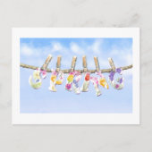 De lente is hier briefkaart (Voorkant)