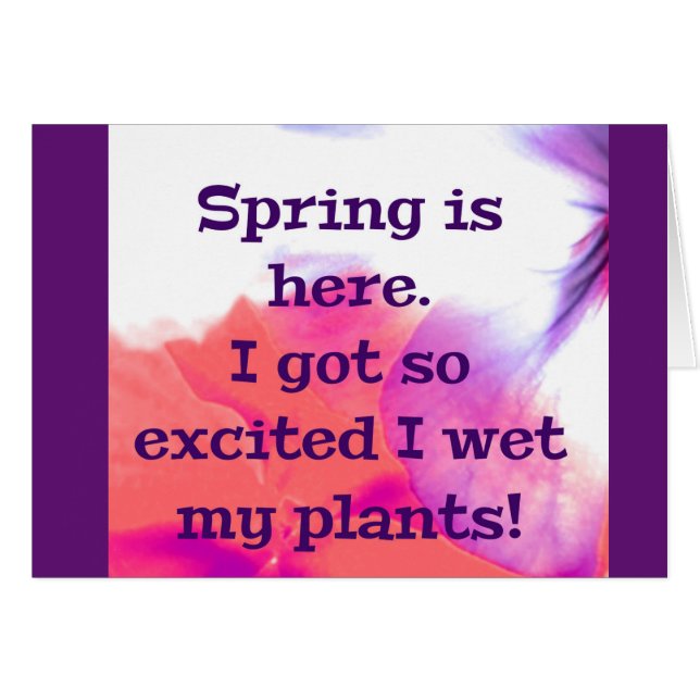 De lente is hier. Ik werd zo enthousiast dat ik mi (Voorkant Horizontaal)