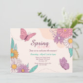 De lente is hier kaart (Staand voorkant)