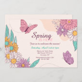 De lente is hier kaart (Voorkant / Achterkant)