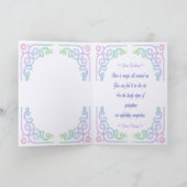 De lente is hier - vers binnen feestdagen kaart (Binnen)