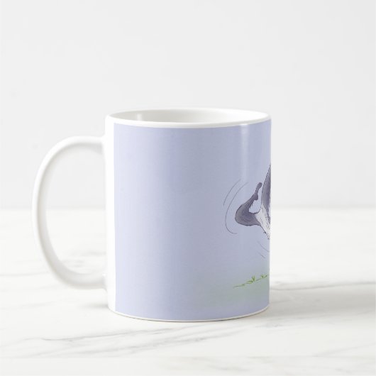 De lente is in de lucht koffiemok (Links)