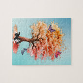 De lente is in de lucht legpuzzel (Horizontaal)