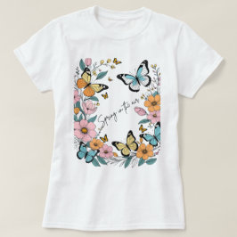 De lente is in de lucht t-shirt