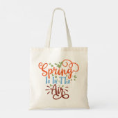 De lente is in de lucht tote bag (Achterkant)