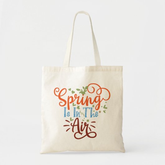 De lente is in de lucht tote bag (Voorkant)