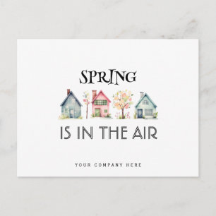 De lente is in de promotie van Air Real Estate Briefkaart