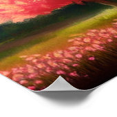 De lente is in het Poster van de lucht (Hoek)