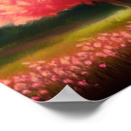 De lente is in het Poster van de lucht (Hoek)