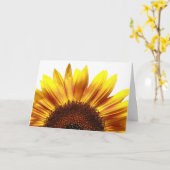 De lente is komend Wenskaart Kaart (Gele Bloem)