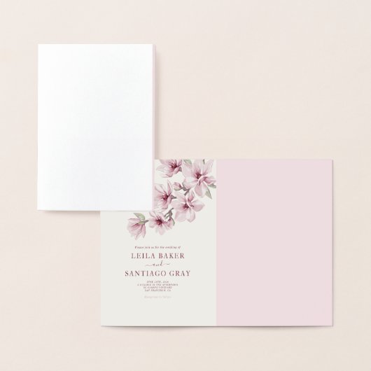 De lente kersenbloesem de bruiloft van uitnodiging (Display)