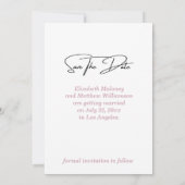 De lente kersenbloesem de bruiloft van uitnodiging (Achterkant)