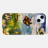 De lente Kleurrijke Originele Kunstwerk Case-Mate iPhone Case (Achterkant (horizontaal))