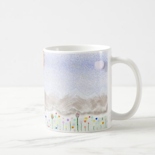 De lente komt eraan! koffiemok (Rechts)