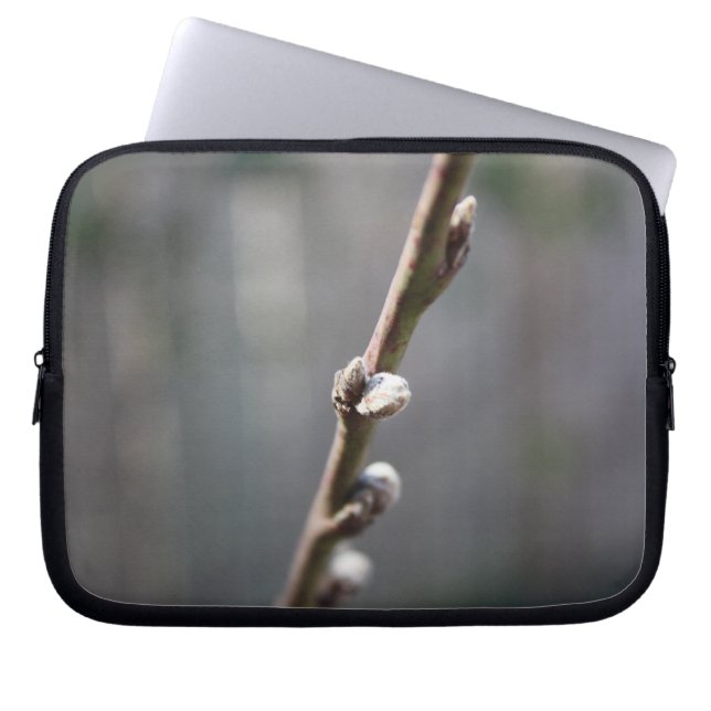 De lente komt eraan laptop sleeve (Voorkant)