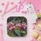 De lente komt eraan. Papieren Bordje (Feest)