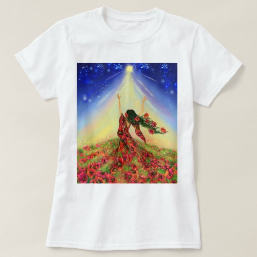 De lente komt na winter T-Shirt Painting (Design voorkant)