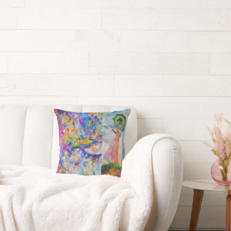 De lente komt naar me toe kussen