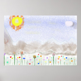 De lente komt! poster