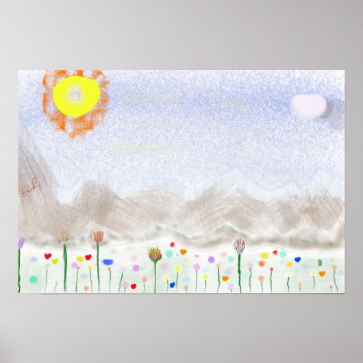 De lente komt! poster (Voorkant)