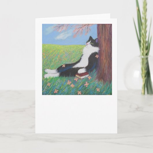 DE LENTE KOMT UITEINDELIJK! FEESTDAGEN KAART (Voorkant)